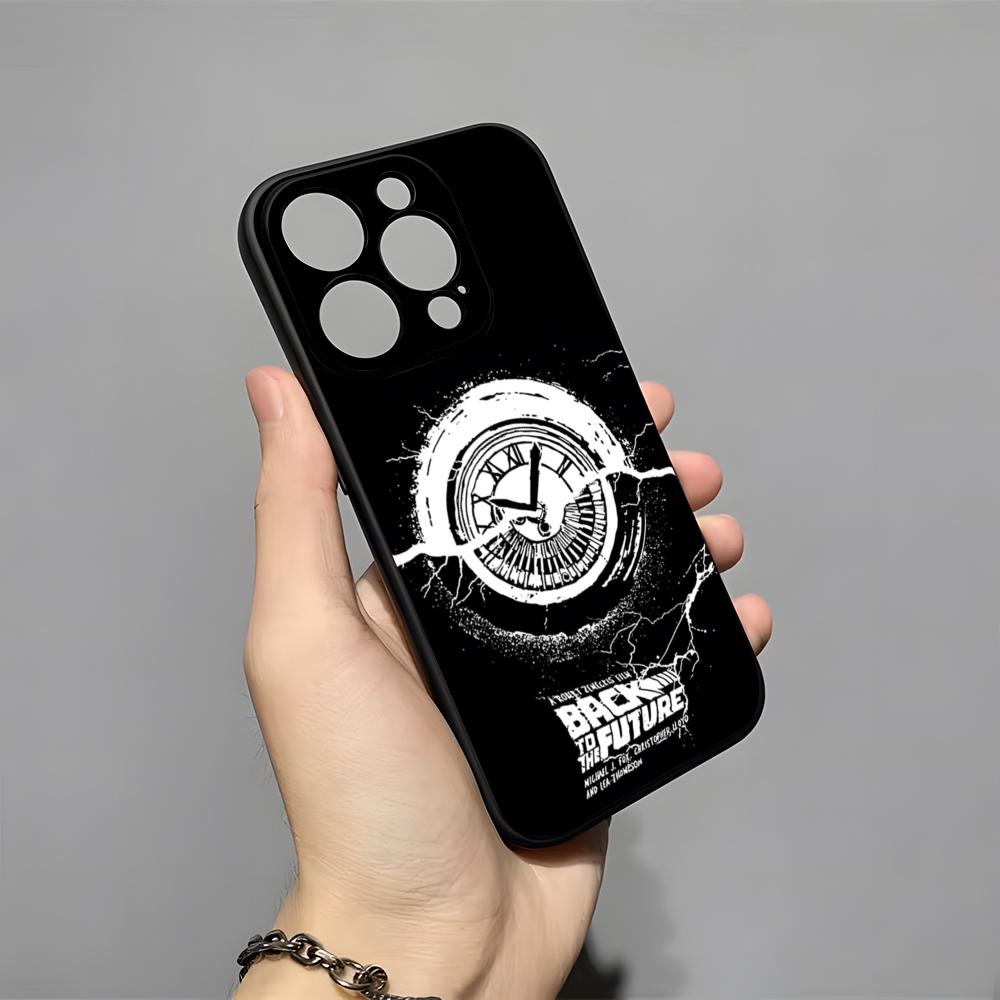 

Movie Back To The Future Phone Case For IPhone 17 Pro Max 16 15 14 Pro Max 13 11 X Xs Xr 8 7Plus Silicone Cover iPhone 13 Pro