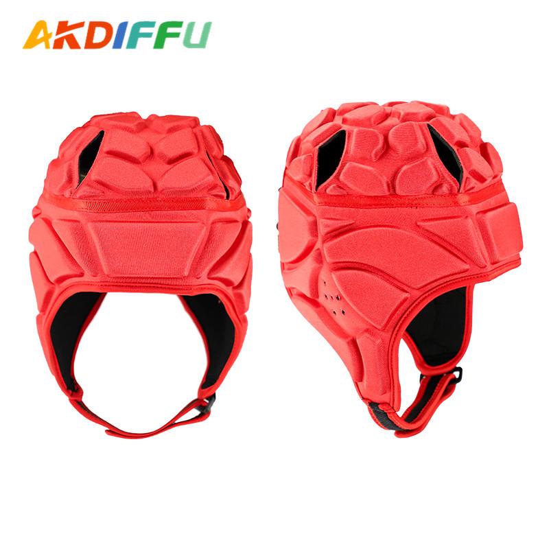 Rugbyhelm im britischen Stil: Aufprallschützende Schutzkopfbedeckung für Torhüter und Soft-Fußballtraining