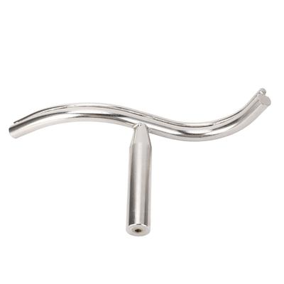 Supporto per utensili per tornio curvo a S con montante da 1 pollice in acciaio legato Portautensili per tornitura di ciotole per la lavorazione del legno