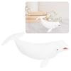 Figurines Réalistes d'Animaux Marins Baleine Blanche Modèle Figurines Éducatives d'Animaux Marins Mignons