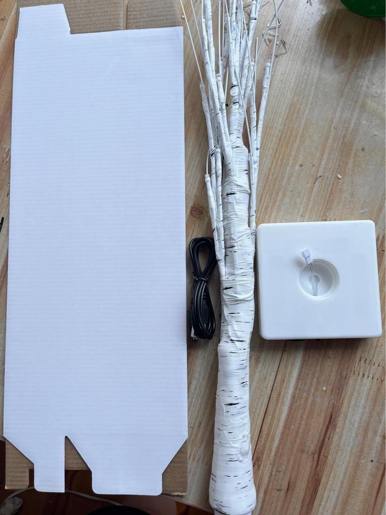 LED Christmas Birch Tree Lights - Home Decor for Living Room, Bedroom, and More