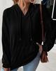 European and American Women's Jacquard Plus Size Hooded Sweatshirt - 2023 Autumn/Winter Collection