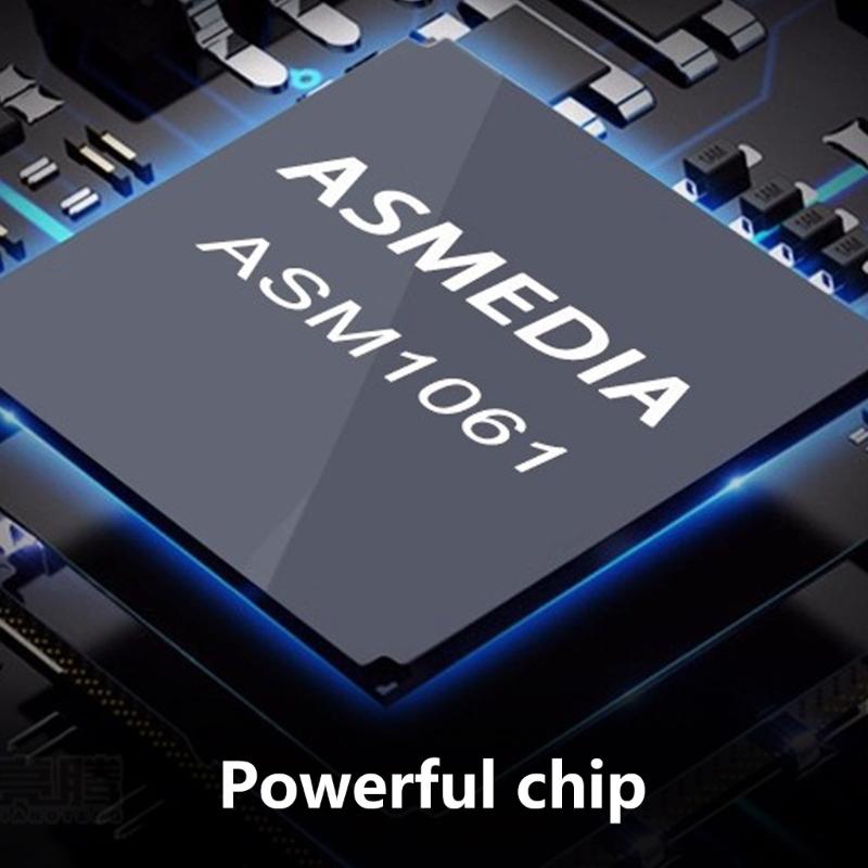 Mini PCIE Adapter to 2 Port SATA3.0 6Gbps Fast Speed Expansion Card ASM1061 Controller for Computer Desktop Accessories