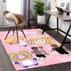 1pc LankyBox, Cute, Characters Office Carpet Soft Polyester Entrance Carpet Washable Non Slip Machin