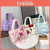 Adorable Kurumi Girl Cartoon Bag Animal Style Crossbody Bag For Children Trendy Plush Handbag