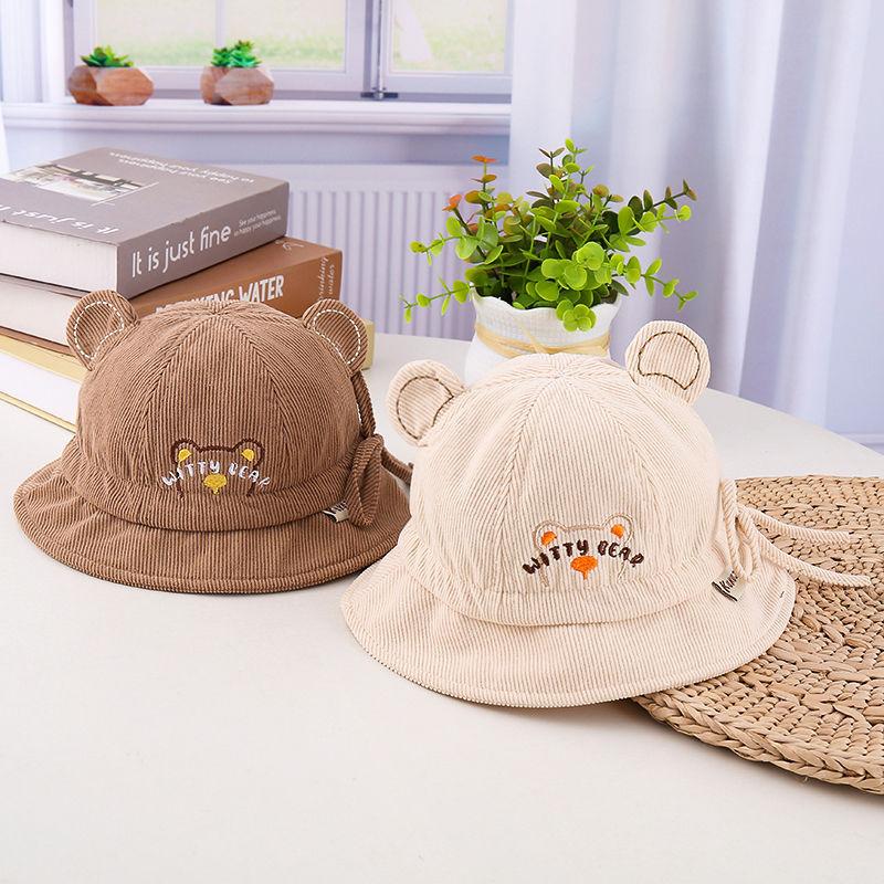 Baby Sun Hat Spring Autumn Thin Bucket Cap Cute Fisherman Hat For Small Infants Outdoor UV Protection Headwear