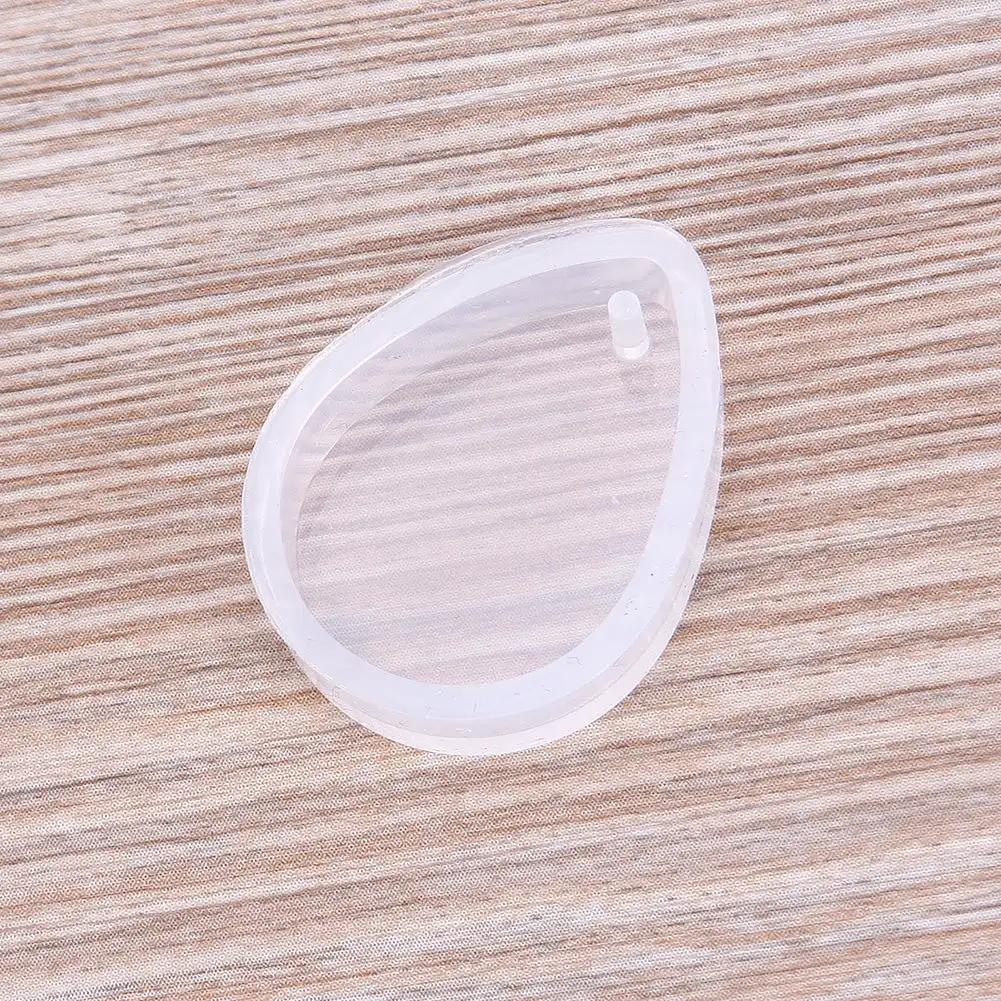 DIY Keychain Pendant Making Kit Crystal Epoxy Resin Mold Silicone Casting Mould with Keyrings Art Crafts Tools