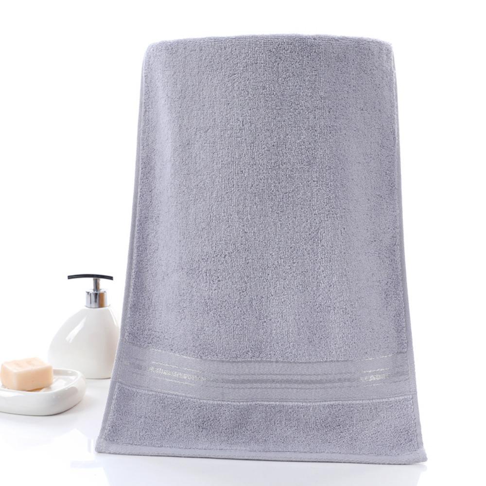 Spot large thickened cotton souvenir towel hotel men's sports face towel plain color broken gear water absorption