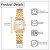 Süße und einfache goldene Uhr für Analog Stilvolles Quarz Modeaccessoire Perfekt für oder als Geschenk für Sie Damen Zifferblatt, Wasserdicht, Uhrwerk, Freizeit,