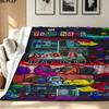 1PC Among Us Custom Name Patterned Flannel Blanket Suitable For All Seasons for Home Decor Warmth and Comfort Gifts Holiday Present