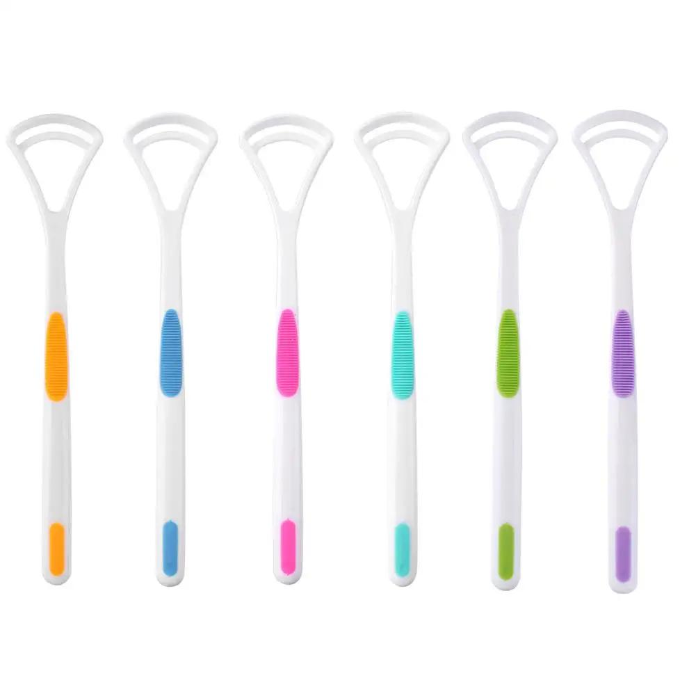 2025 New Tongue Scraper Cleaner Oral Care Cleaning Tongue Scraper Brush Keep Fresh Breath Tongue Coating Oral Hygiene Care Tools