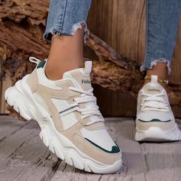 2026 Autumn Unisex Hidden Height Leather Dad Sneakers with Thick Soles for Casual and Sporty Wear