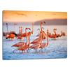 Szklana Płyta Deska Do Krojenia 52X40 Flamingi Plaża