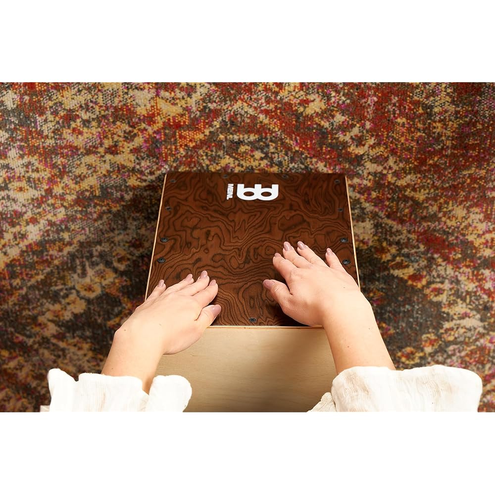 MEINL Percussion Jam Cajon with Built-in Fixed Snare, JC50BW [Official Japanese Product]