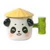 Panda Ceramic Cute Mug Office With Lid Water Cup Couple Afternoon Tea Coffee Cup Modern Home Breakfast Drink Set Girlfriend Gift