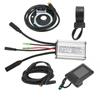 Kontroler silnika roweru elektrycznego 15A Kontroler prędkości 36V 48V z panelem LCD7C Kabel 1 do 2 W pełni