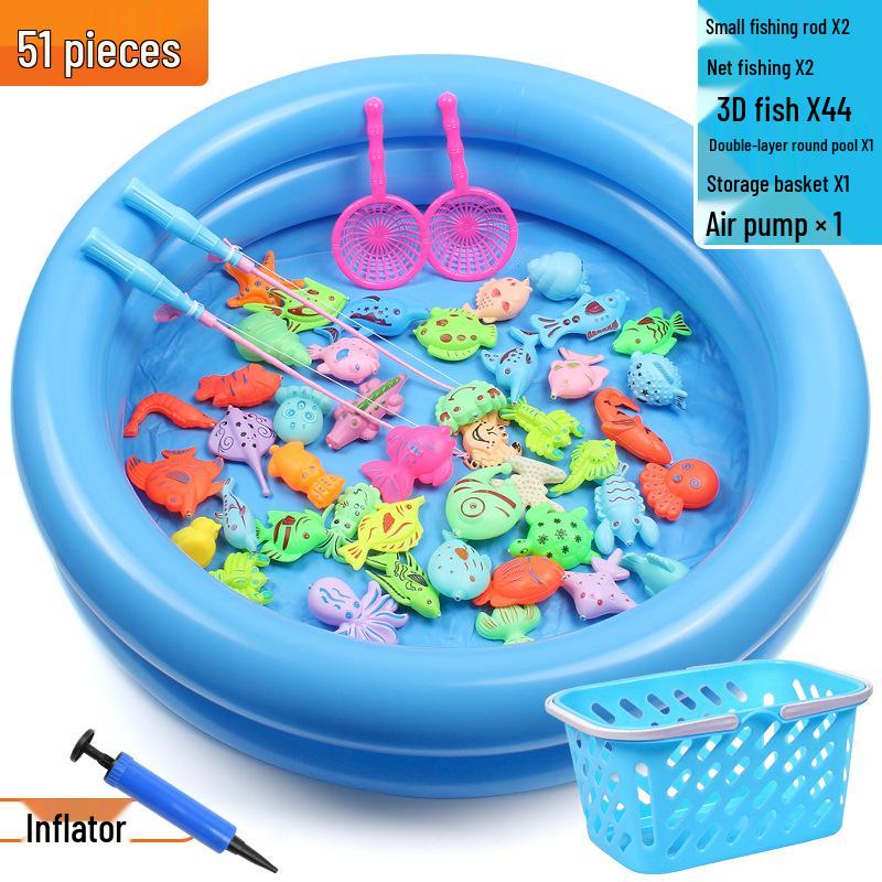 Children's Magnetic Fishing Toy Set – Summer Educational Role-Playing Game for Kids