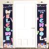 1 Pair Back To School Welcome Couplets Decor Classroom Door Banners School Party Decor