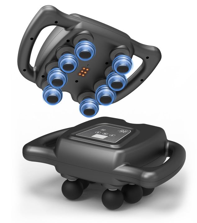 

ADORIC BEAUTY ручной пистолет для миофасциального релиза с 8x разработанным для лечения 99 вибрациями 20 мм глубины Расслабление мышц и и Идеально как Включает