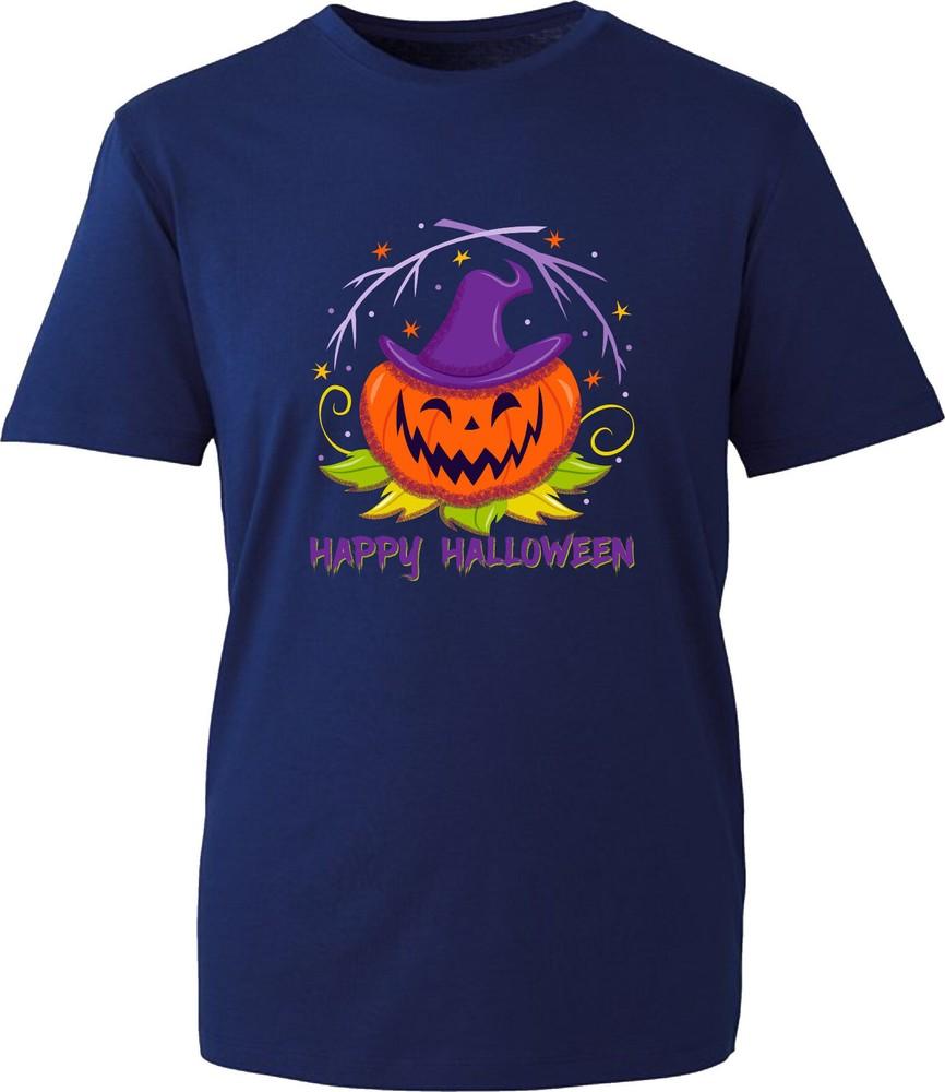 Happy Halloween Pumpkin Tshirt Jack O Lantern Horror Scary Spooky Pumpkin Top S
