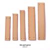 Ma Huang Shi MHS-D-8 Black Leather DIY Bag Strap Ring | Vegetable Tanned Leather Case & Self-Stitching Accessories Clip