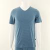 Imported Micro Modal Stripe Men S Short Sleeve Wmv2370a
