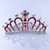 Crown Tiara Children's Princess Rhinestone Crown Hair Comb, Little Girl Birthday Gift Baby Hair Accessories Comb Accessories