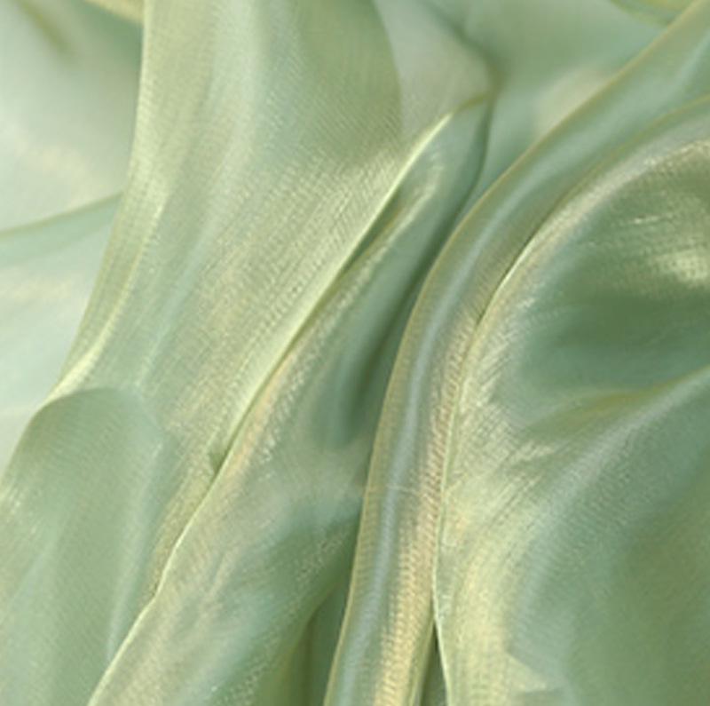 Korean Silk Organza Flash Yarn for Decorative Scarf, Hanfu, Cheongsam, Wedding Handicrafts