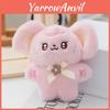 Premium Plush Mouse Keychain Stuffed Toy With Soft Texture For Kids Girls Backpack Accessory Decor