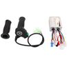 Brushed Controller Throttle Grip Set Good Heat Dissipation 4 Speed 24V 500W E Bike Motor Controller Kit for Electric