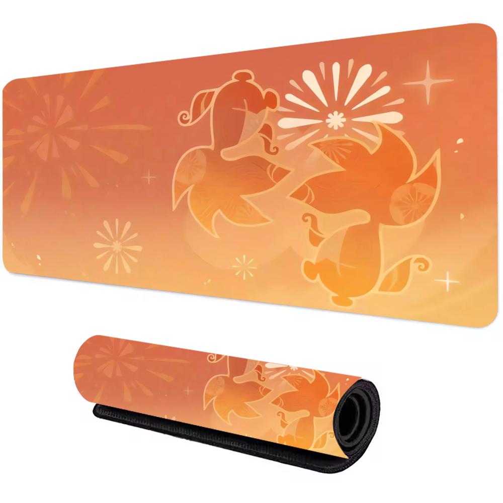 Large Mausepad Genshin Impact Gaming Laptops Gamer Keyboard Pad Pc Accessories Deskmat Mouse Rubber Mat Mousepad