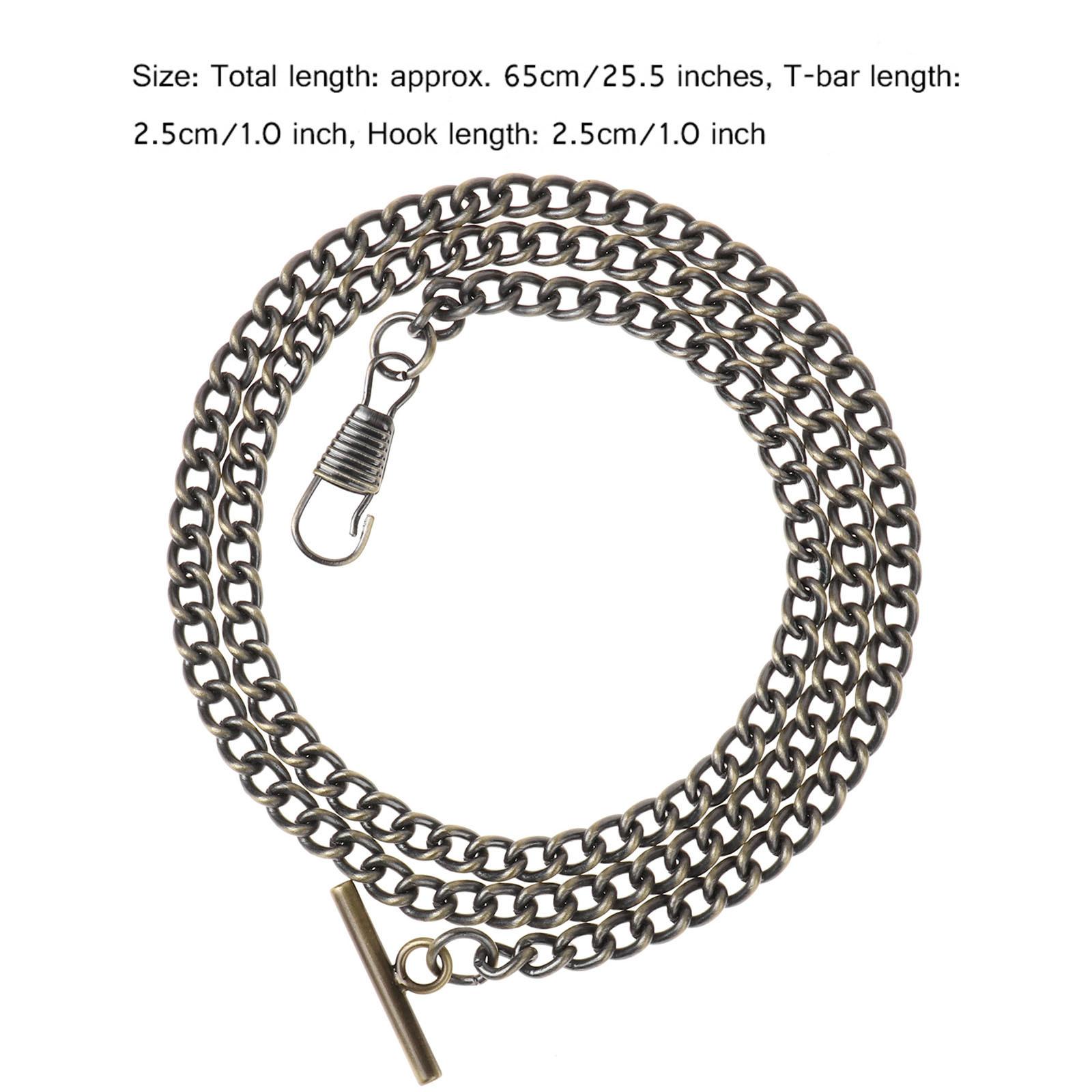 Albert Chiusura Girevole Argento Sterling Massiccio 29mm Tasca - Foto 3