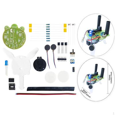 Lichtempfindliches Glühwürmchen-Bausatz DIY Elektronik zum Anfassen Lötübung Atmendes Licht Mobile