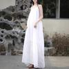 Summer Dark Wind Gentle and Cool Wind Double-layer Pendulum Suspender Skirt Travel Photo Pleated and Thin Dress