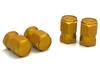 [COTRAX] Aluminum Air Valve Cap, Set of 4, Compatible with