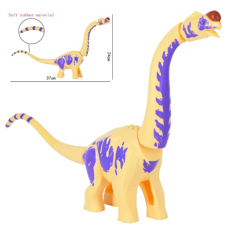 Jurassic Dinosaurier Bausteine Set mit beweglichen Gelenken Dino Figuren Kompatibel Titanosaurus Ziegelmarken