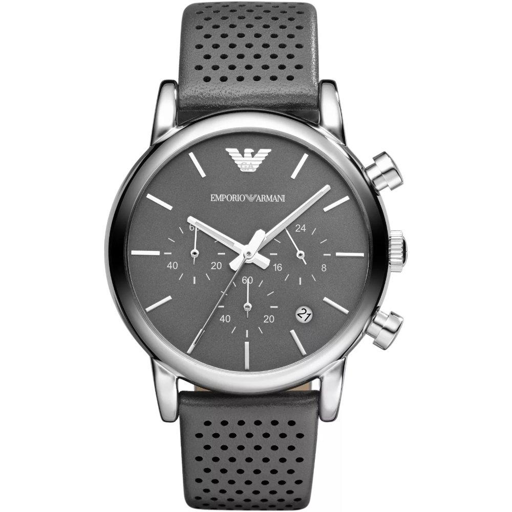 Emporio Armani Men's Grey Ar1735 Luigi Chronograph Watch