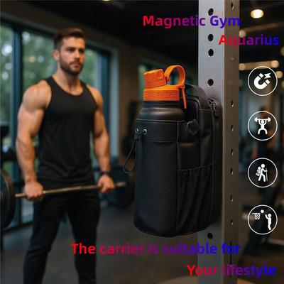 Magnetic Fitness Portable Crossbody Sports Water Bottle Bag