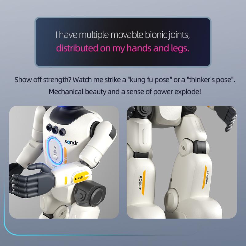 RC Robot Intelligent Robot R40 Remote Controlled Robots Smart Intelligent Dancing RC Robot Toy Gift