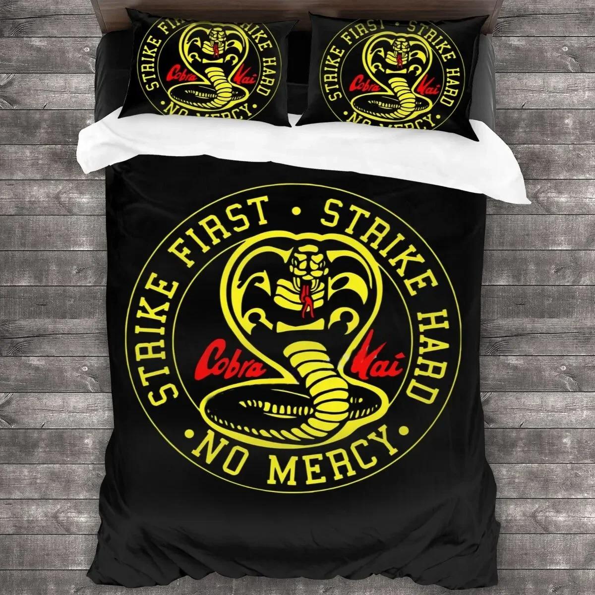 

Телесеріал Cobra Kai Комплект постільної білизни Підодіяльник Підодіяльники Підодіяльники Односпальні Твін King Size Підодіяльник Домашній Текстиль AU Single 140x210cm