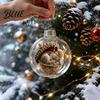 Decorative Holiday Tree Hanging Ball Ornament Light‑Up Christmas Story Baubles Glowing Mini Animals Ornament
