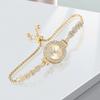 Women's Diamond Watches Bracelet High-End Design Easy Read Dial Shiny Bracelet Watches Wonderful Watches Gift for Women