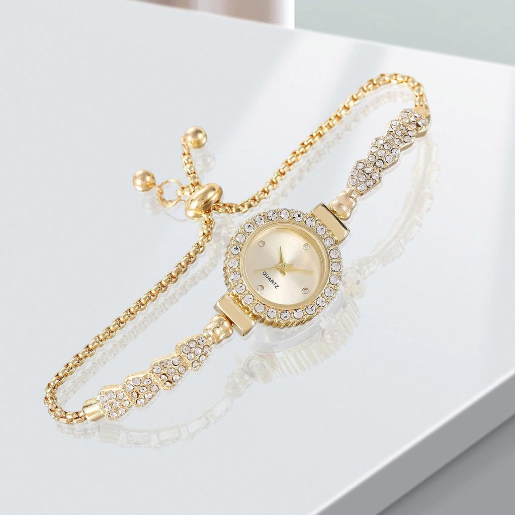 Women's Diamond Watches Bracelet High-End Design Easy Read Dial Shiny Bracelet Watches Wonderful Watches Gift for Women