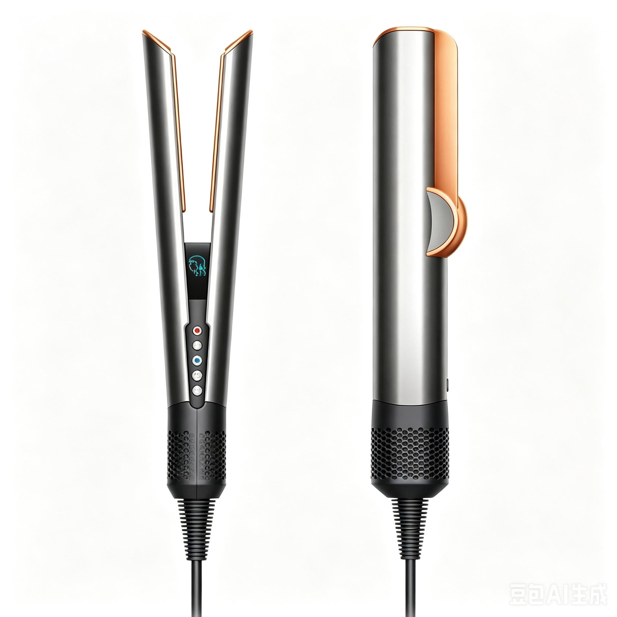 dyson Air Blow Hair Straightener Airstrait HT01 1600W Ceramic Styling Iron серый