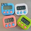 Wall Mounted Kitchen Timer Magnetic LCD Digital Countdown Stopwatch Portable with Battery Operated Stand Cooking Baking Sports Alarm Clock Reminder