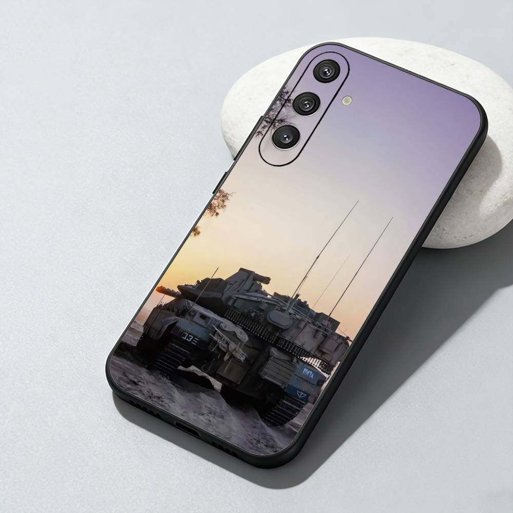 

Abrams M1A2 Main Battle Tank Phone Case For Samsung Galaxy A73,A72,A71,A70,A52,A51 Others Soft Black Cover Samsung a22 5g