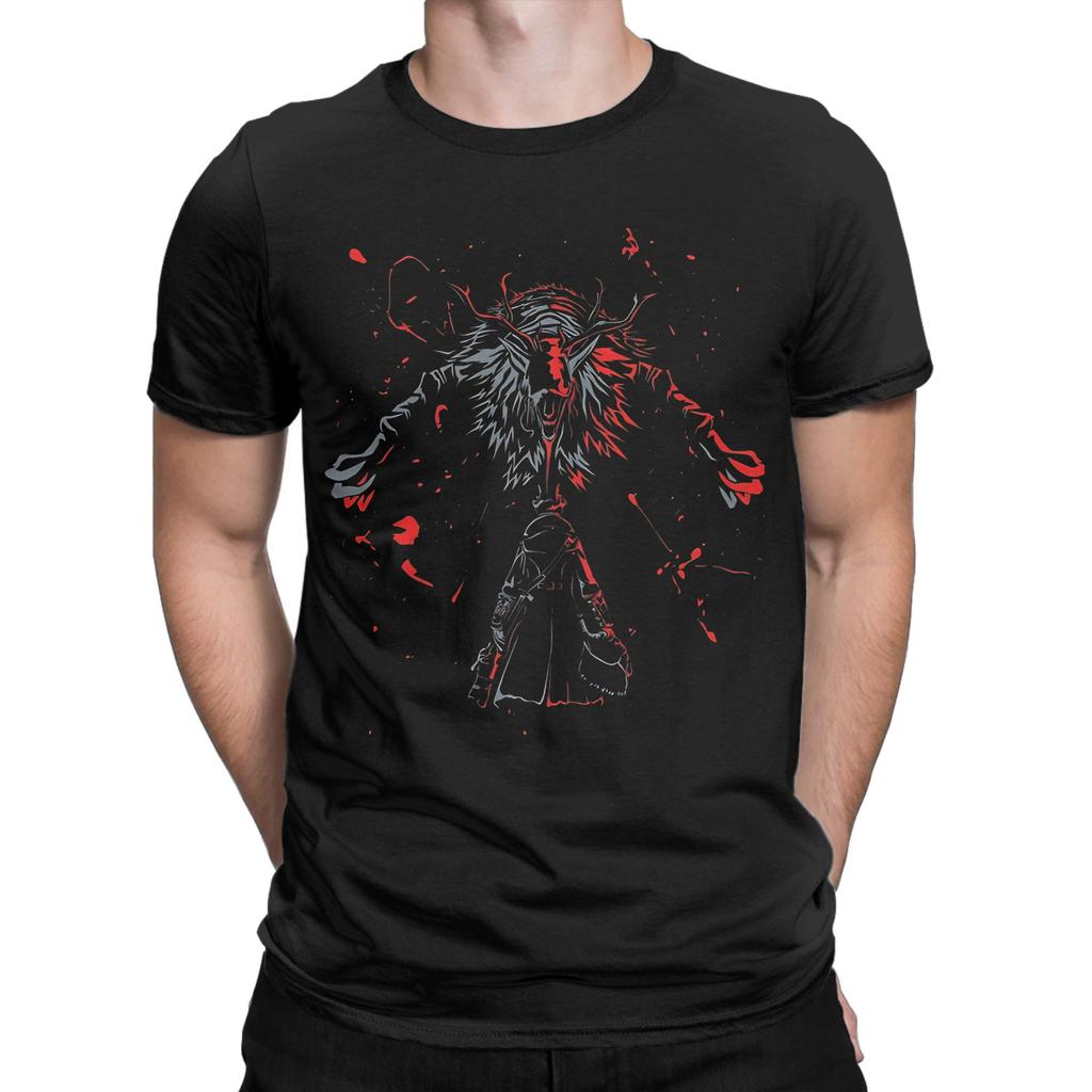 Vicar Amelia Unisex T Shirts Bloodborne Casual Tees Short Sleeve Round Neck Tshirt Cotton Gift Idea Clothing