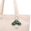 Artificial Leather Mushroom Handmade Keychain Lanyard for Long Time Use Key Management