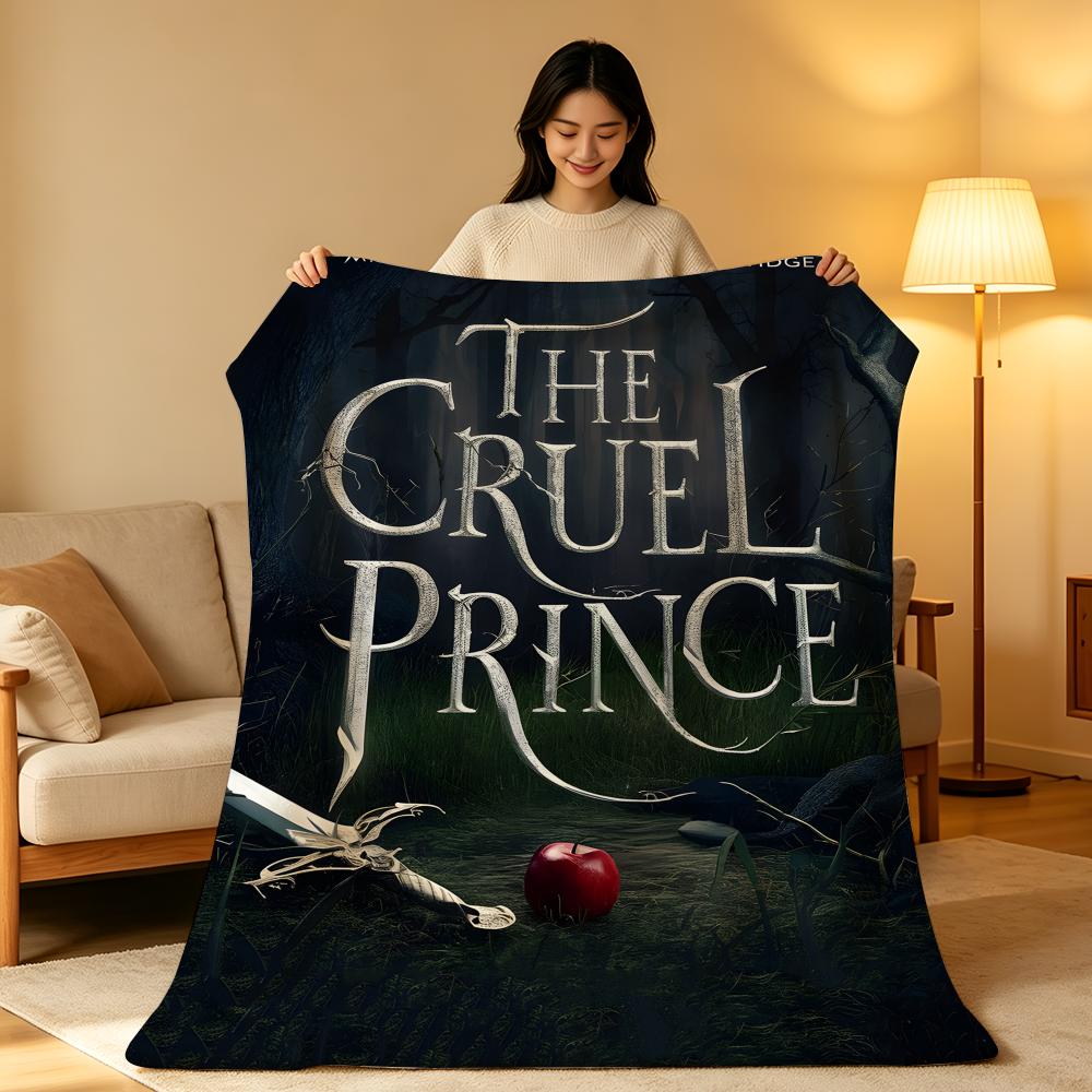 Novel T-The C-Cruel P-Prince Throw High-Density Short Plush Blanket Soft Skin-Friendly for Sofa Nap Air-Conditioned Room