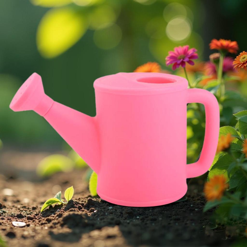 Small Watering Can 23.7oz with Sprinkler Head Household Ergonomic Handle Sprinkling Kettle for Beach